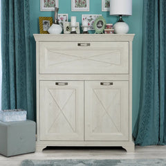 Kashmir Highboard Cabinet 123cm in White