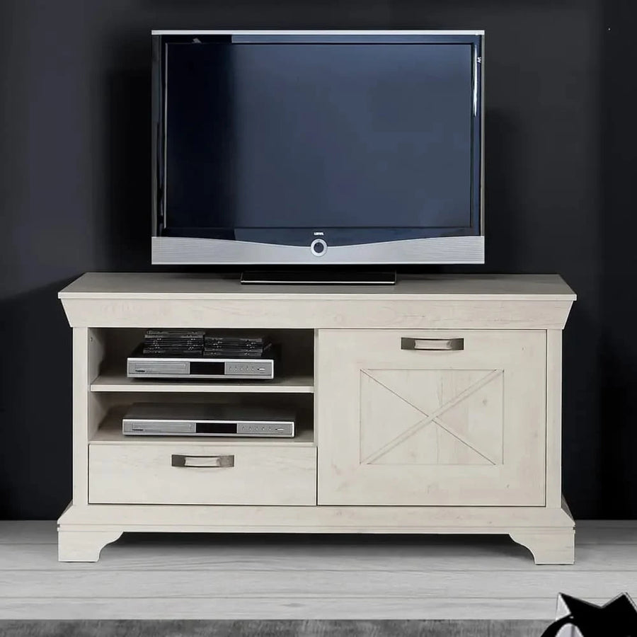 Kashmir TV Cabinet 123cm in White