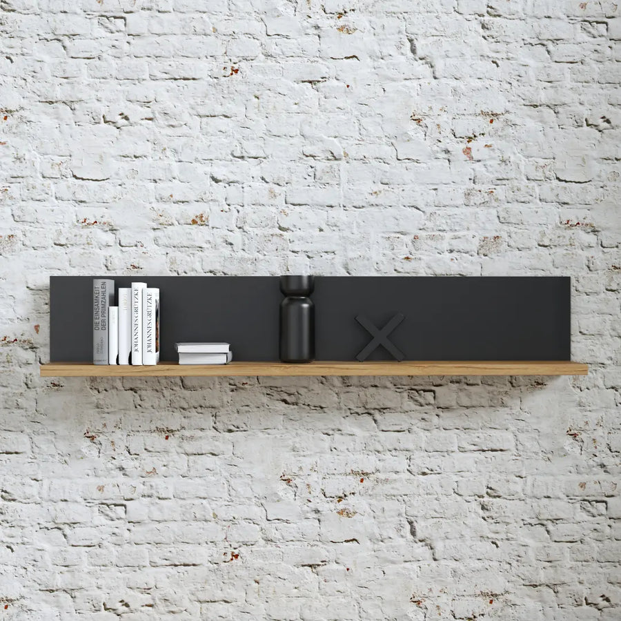 Kaszimiro Floating Shelf 160cm in Oak Waterford