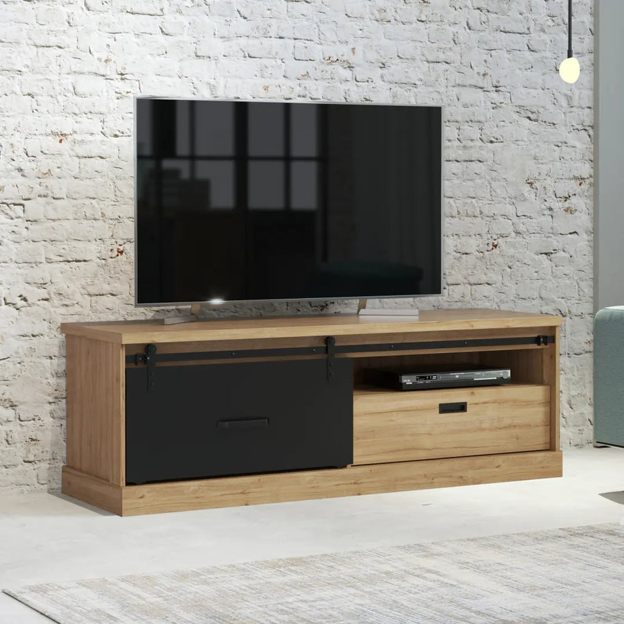 Kaszimiro TV Cabinet 163cm in Oak Waterford