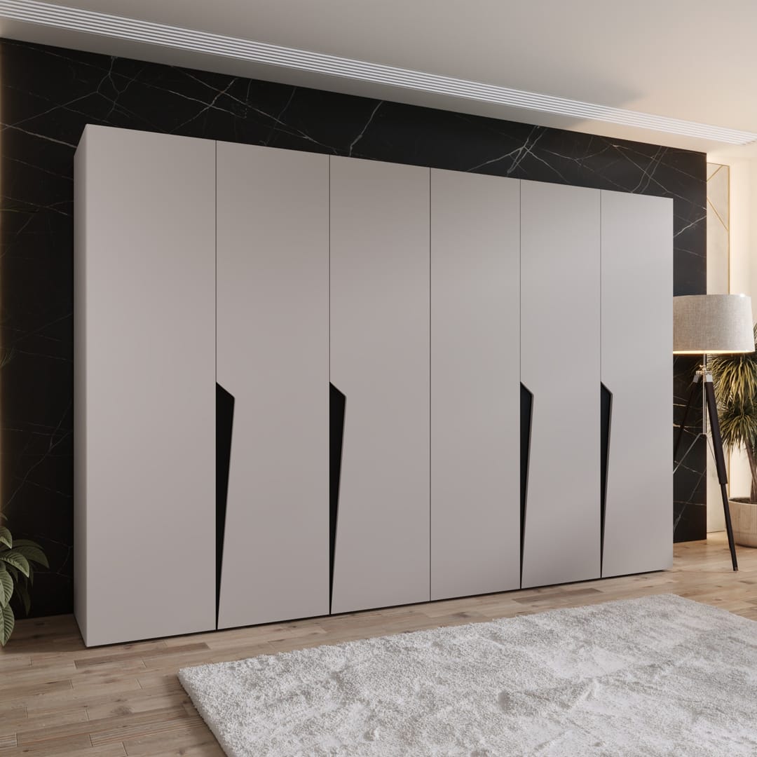 Piano I Hinged Door Wardrobe 300cm - product image 5