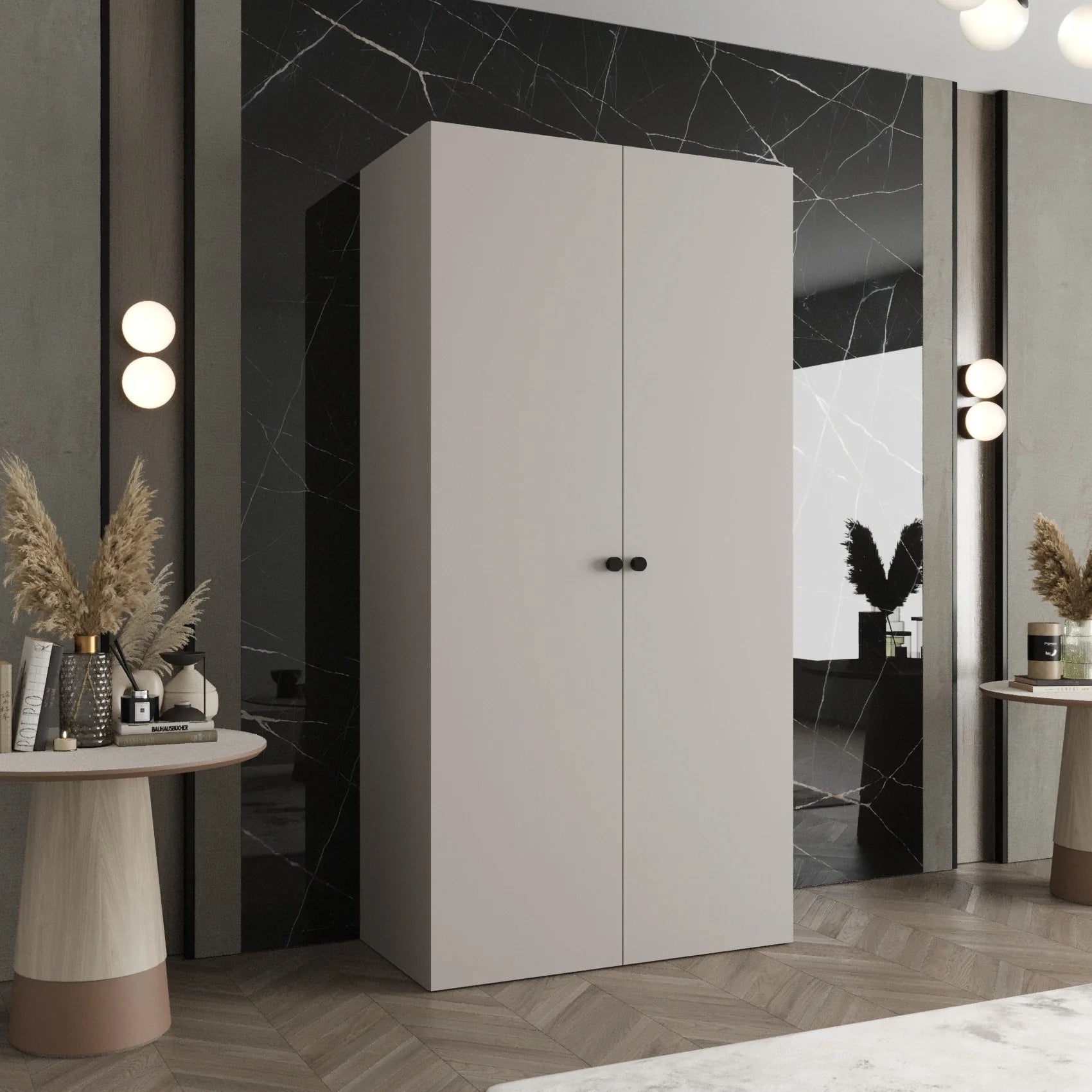 Parma I Hinged Door Wardrobe 100cm