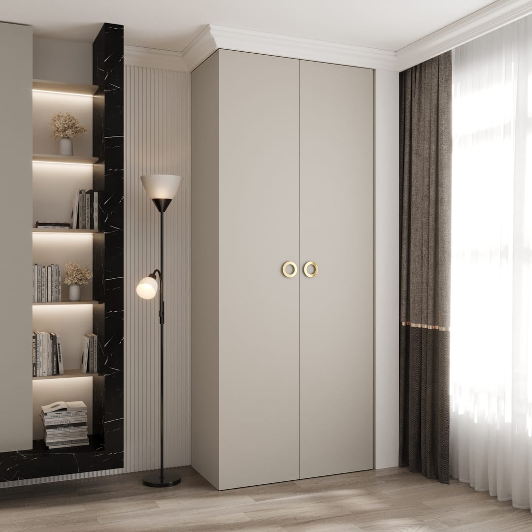Como I Hinged Door Wardrobe 100cm