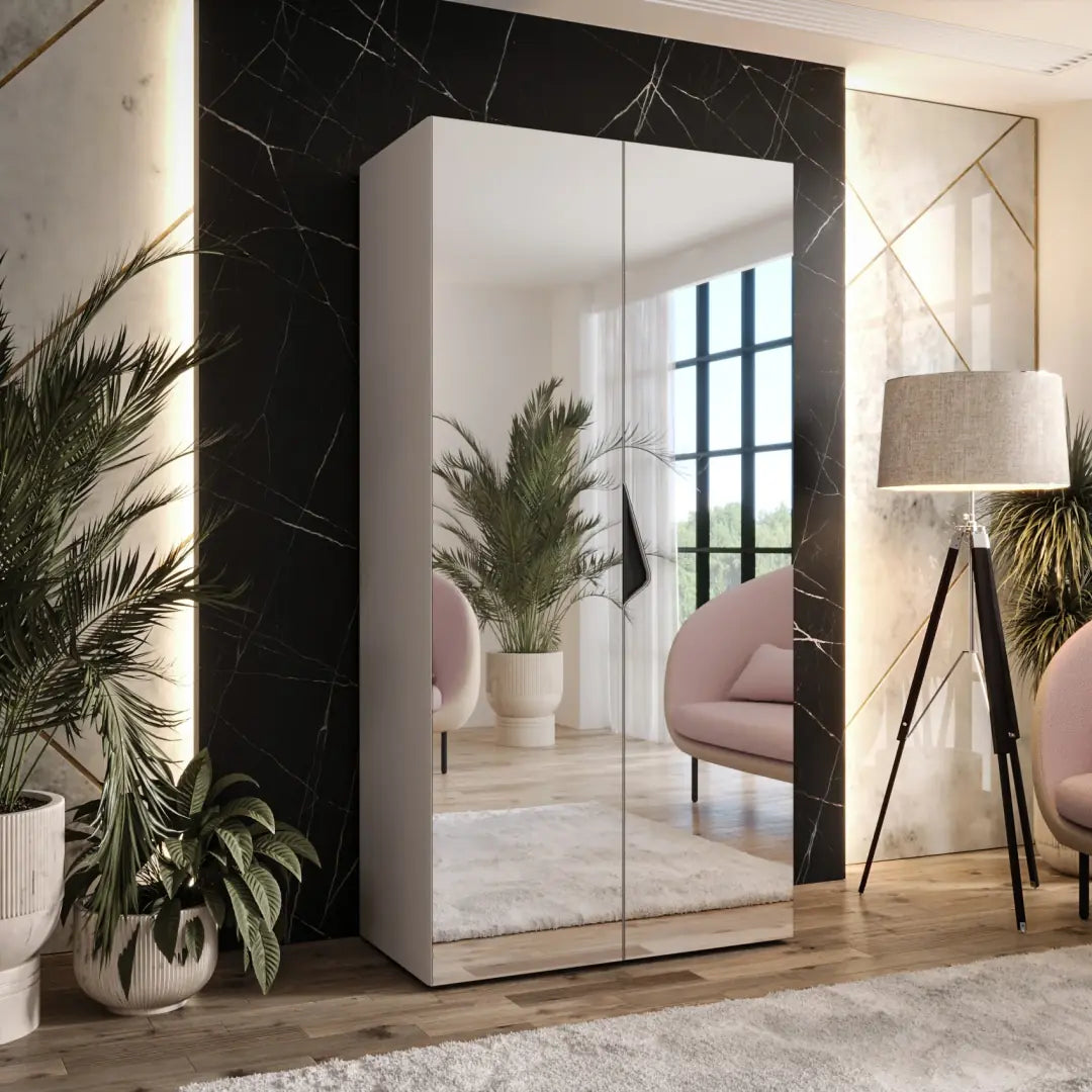 Sandi III Hinged Door Wardrobe 100cm