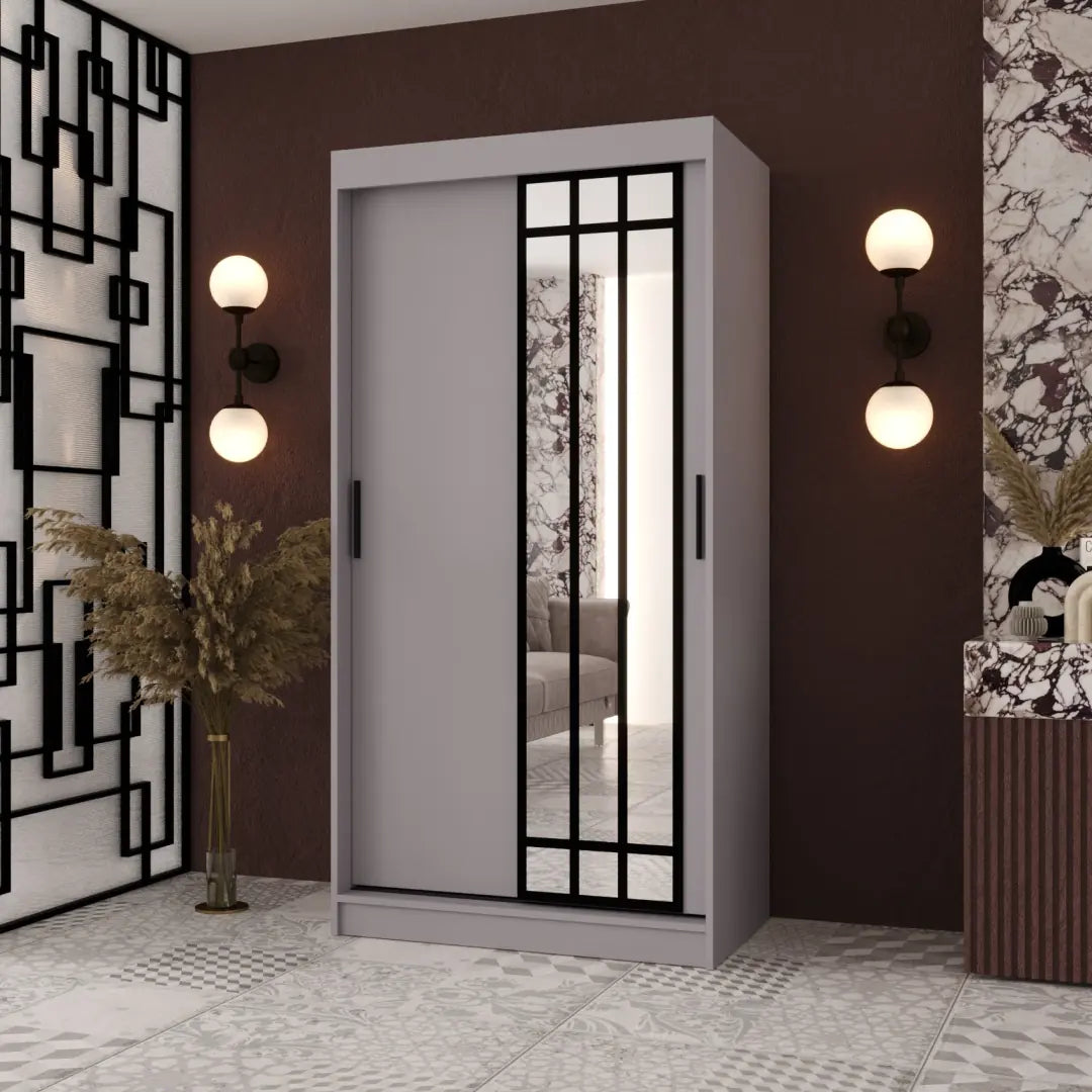 Almeria Sliding Door Wardrobe 100cm