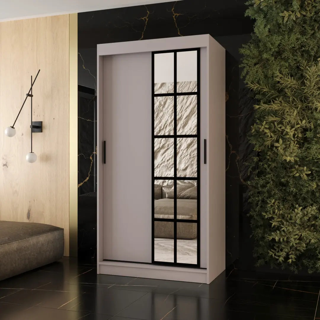 Orlando Sliding Door Wardrobe 100cm