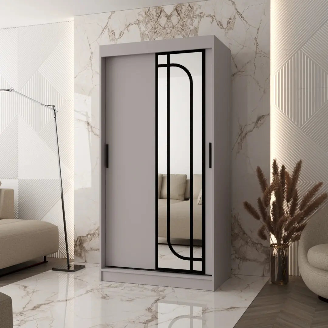 Alabama Sliding Door Wardrobe 100cm