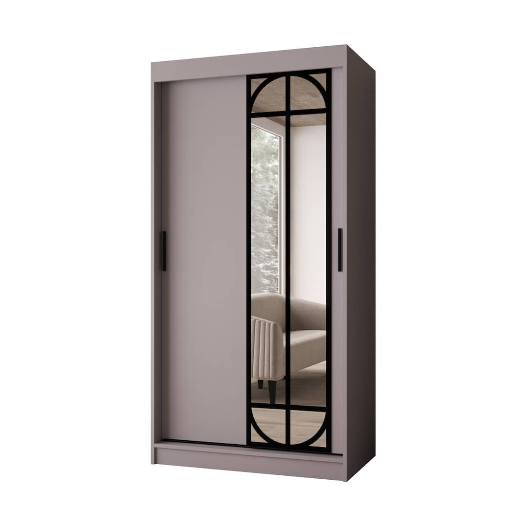Lugo Sliding Door Wardrobe 100cm