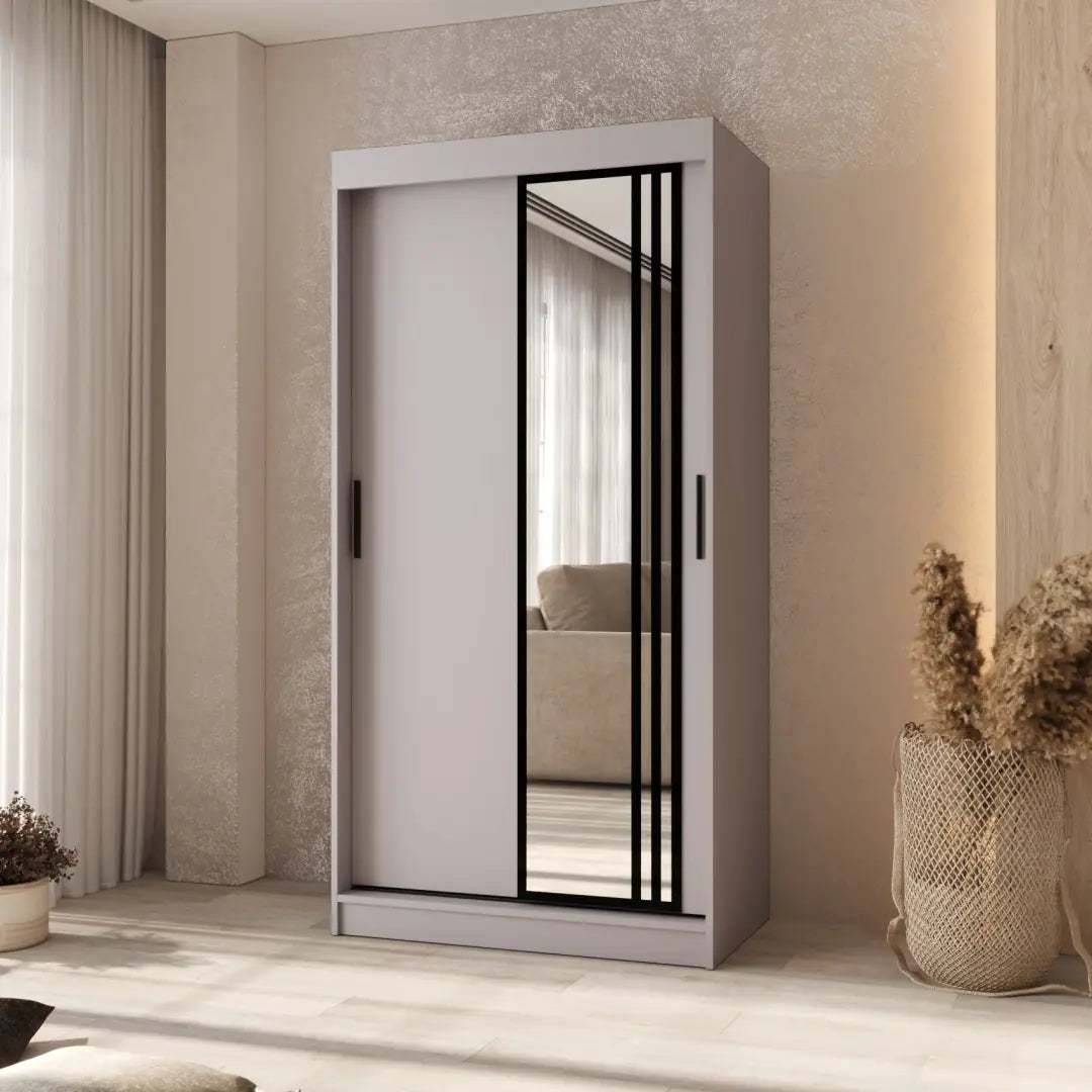 Asved Sliding Door Wardrobe 100cm
