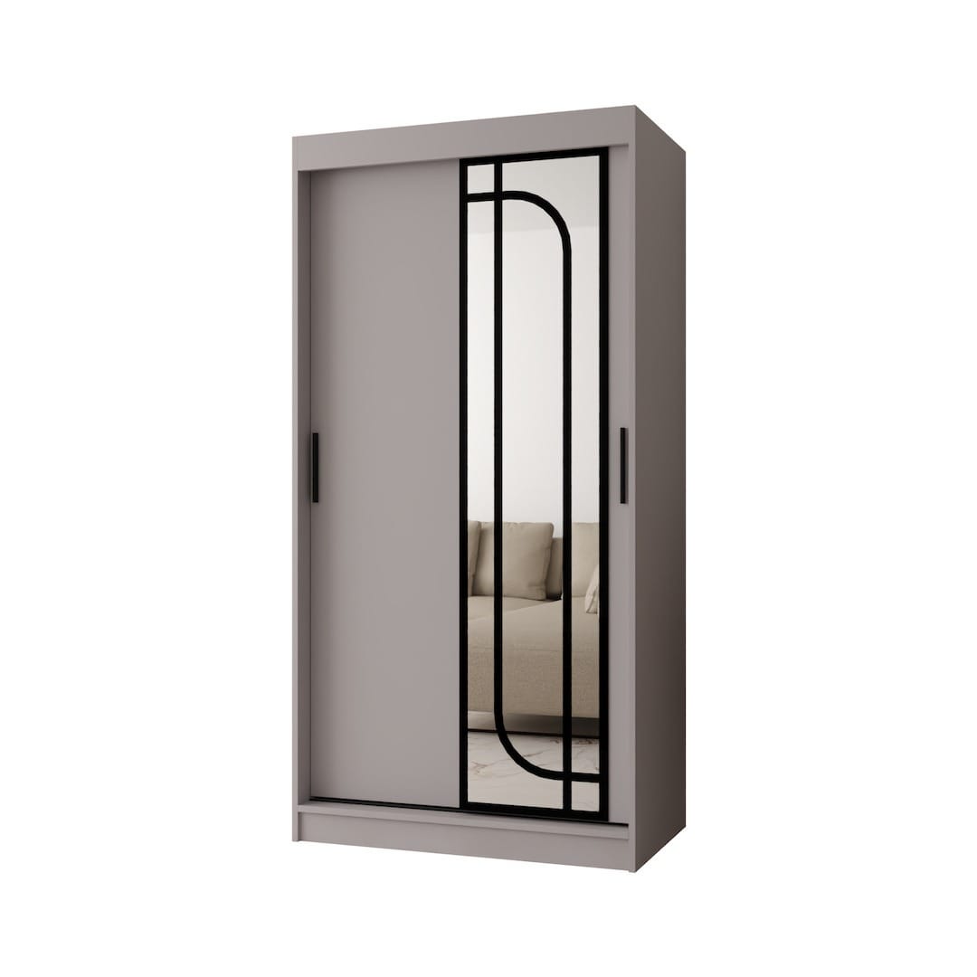 Alabama Sliding Door Wardrobe 100cm