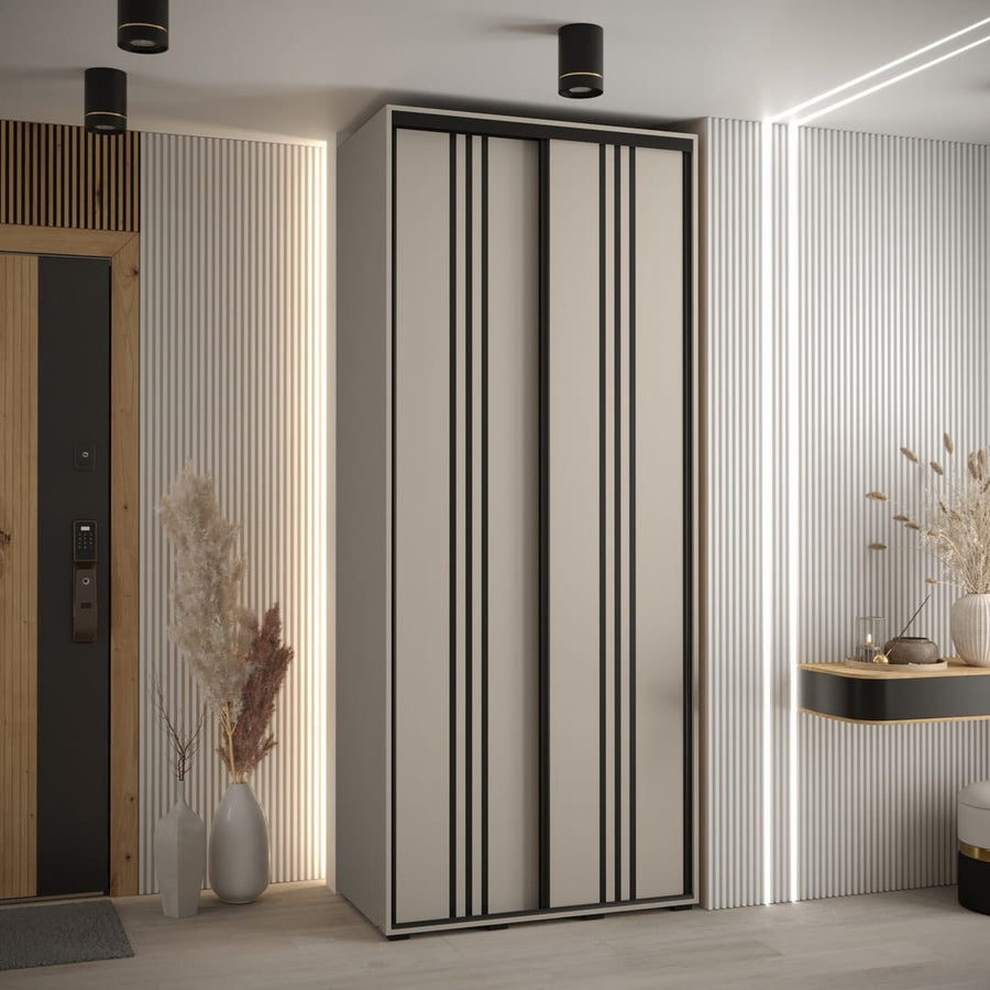 Dakota VI Sliding Door Wardrobe 110cm