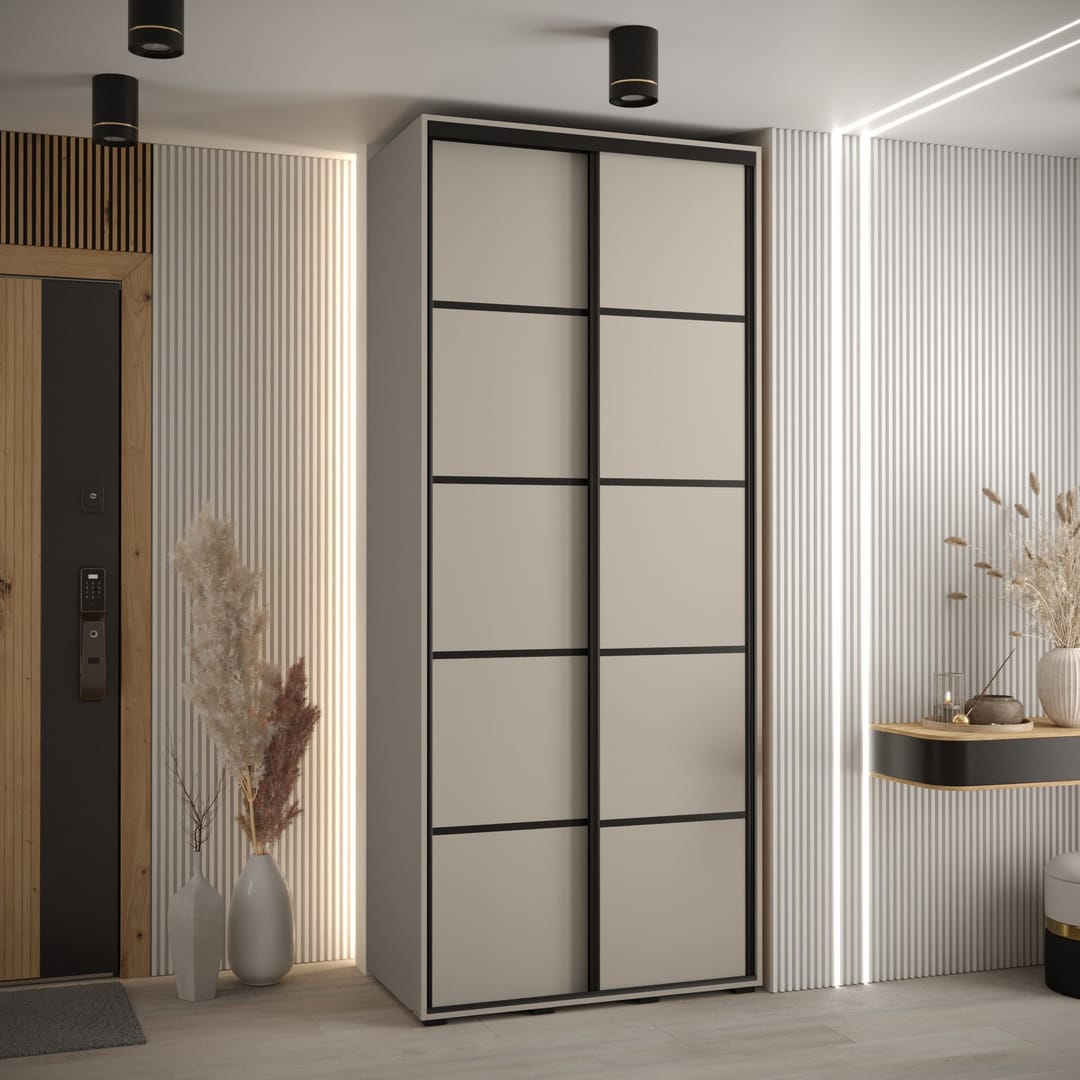 Dakota IV Sliding Door Wardrobe 120cm