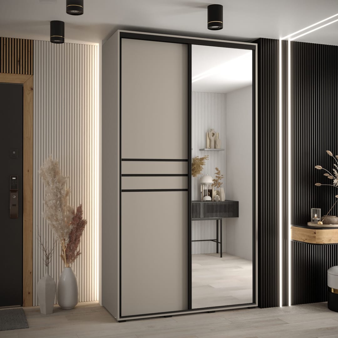 Dakota XI Sliding Door Wardrobe 140cm
