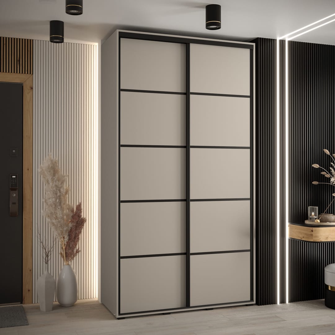 Dakota IV Sliding Door Wardrobe 140cm
