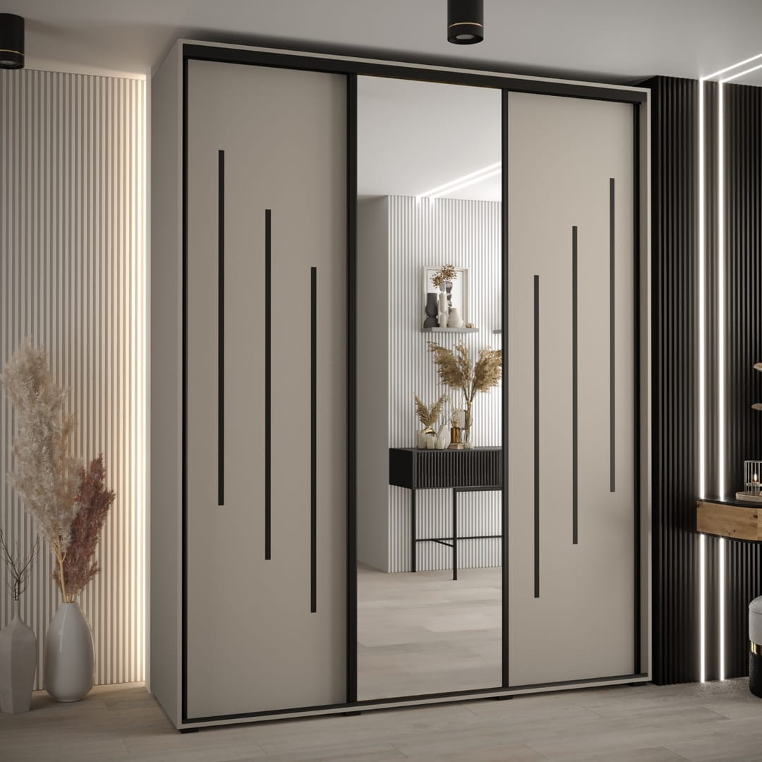 Dakota IX Sliding Door Wardrobe 190cm