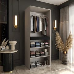 Tempo Hinged Door Wardrobe 80cm