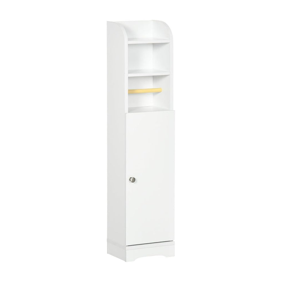 kleankin Multi-Storage Narrow Bathroom Cabinet - White