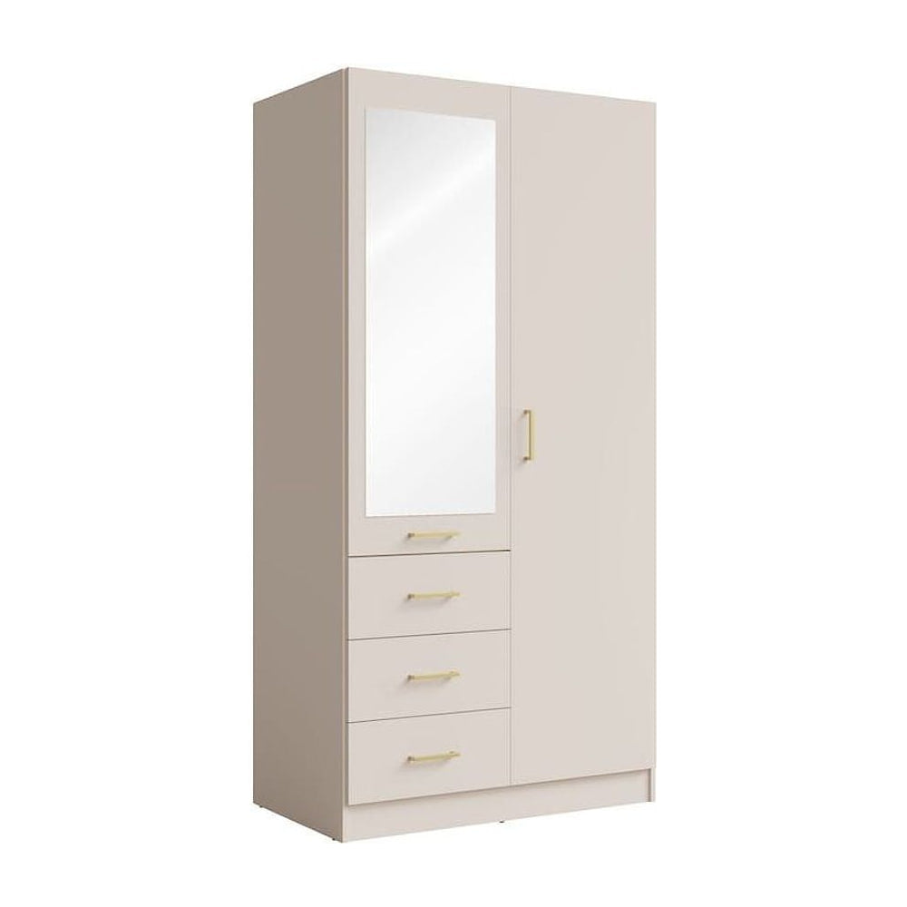 Konso Hinged Door Wardrobe 101cm