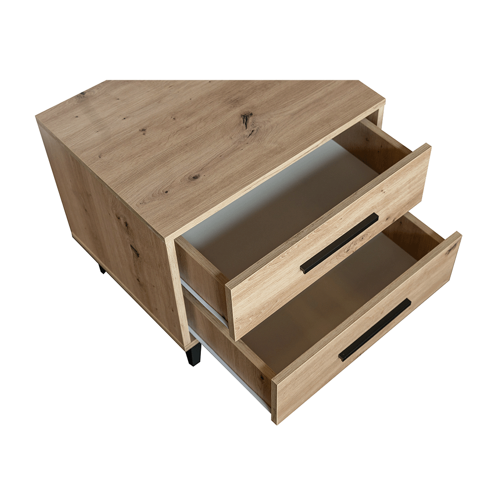Bedside Table TELFORD Oak Artisan