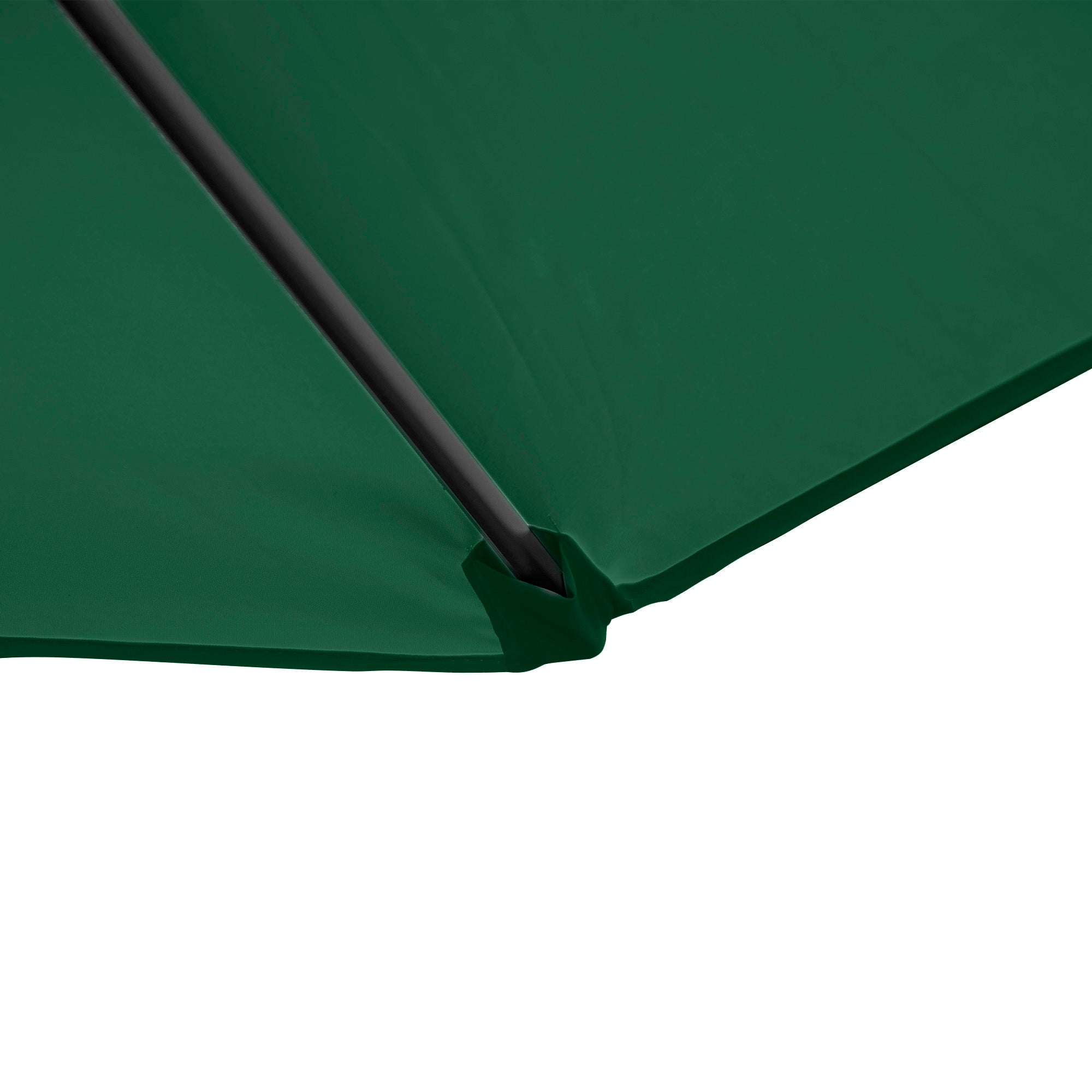 Outsunny 2.5M Garden Cantilever Parasol, Offset Roma Patio Umbrella Hanging Sun Shade Canopy Shelter with 360√Ç¬∞ Rotation and Cross Base, Green
