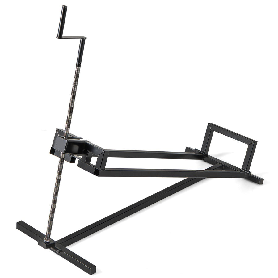 Lawn Mower Lift Jack Riding Mower Lift with Adjustable Height and Angle-Black