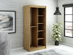Leto T2 Sliding Door Wardrobe 100cm - product image 3