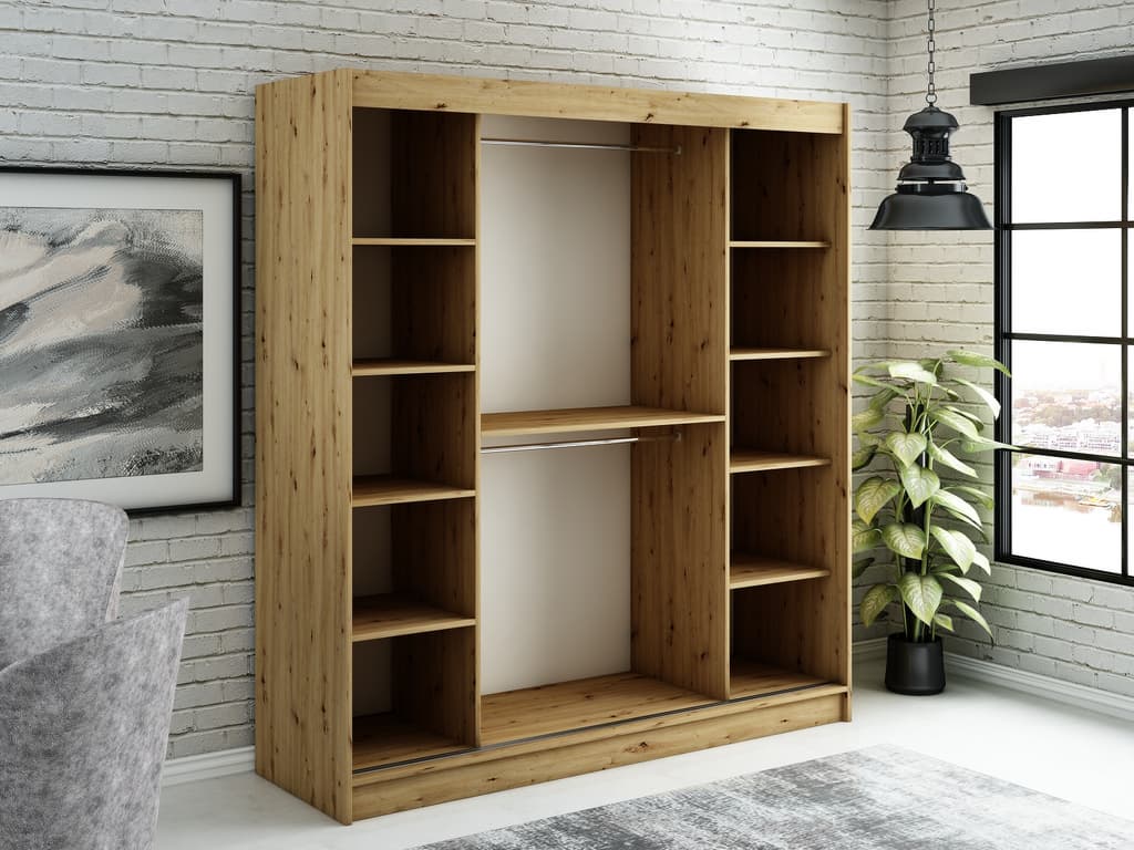 Leto T Sliding Door Wardrobe 200cm - product image 3
