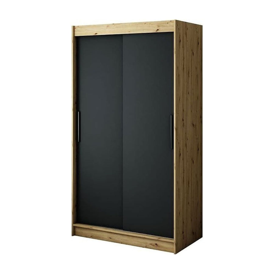 Leto T Sliding Door Wardrobe 120cm