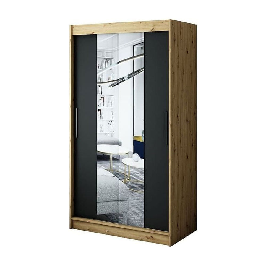 Leto T1 Sliding Door Wardrobe 120cm