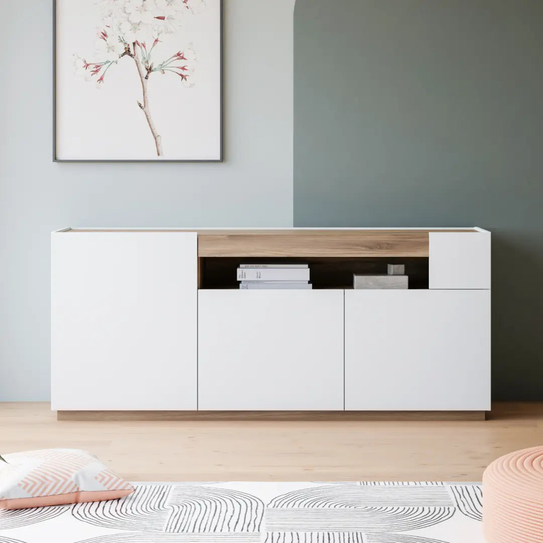 Lewisville Sideboard Cabinet 179cm in Grey