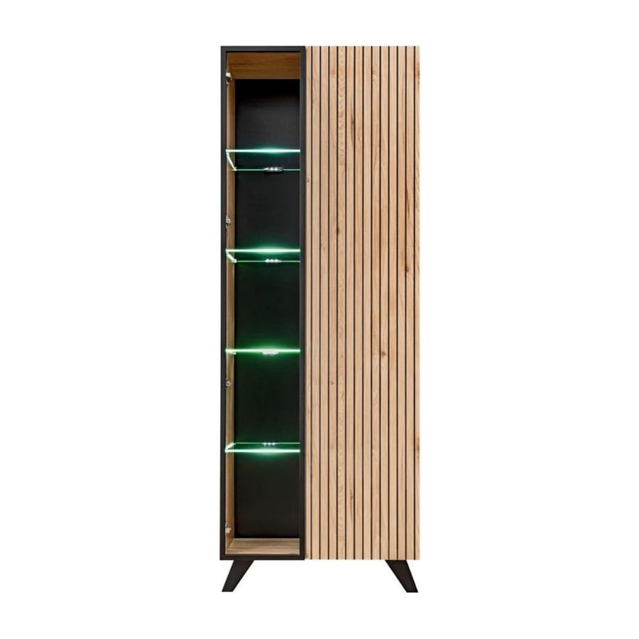 Liam Tall Display Cabinet 70cm