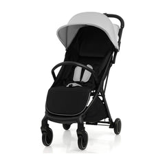 Lightweight Baby Stroller with Detachable Seat Cover in Grey