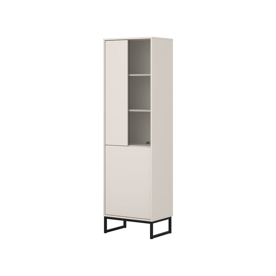 Loft Tall Display Cabinet 53cm in Cashmere