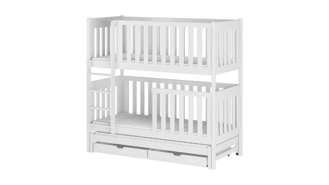 Emily Bunk Bed with Trundle and Storage