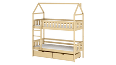 Wooden Bunk Bed Gaja With Storage