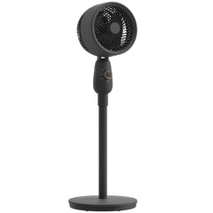 HOMCOM Pedestal Fan, Powerful Air Circulator, 36 Inch Floor Standing Fan with 3 Speed Settings, 70° Oscillating for Bedroom, Home and Office, Black
