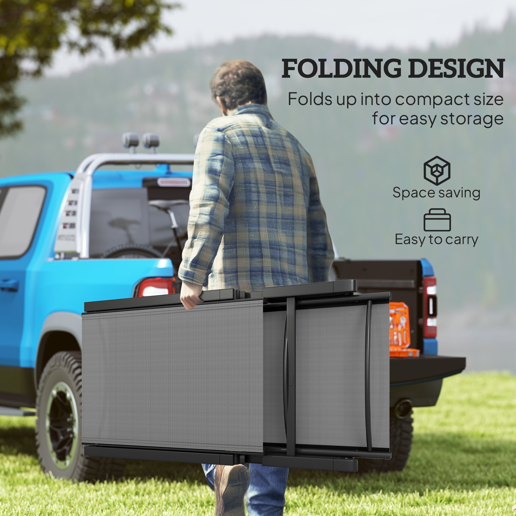 Outsunny Folding Sun Lounger, 5-Position Adjustable Reclining Garden Lounger, Garden Chaise Lounge Sunbed Recliner Chair with Steel Frame for Beach, Porch, Patio, Camping, Light Grey