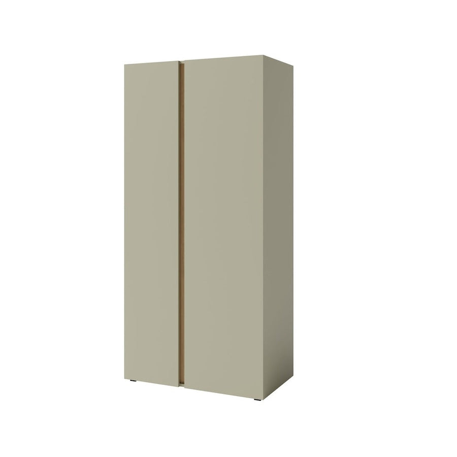 Luca LC3 Hinged Door Wardrobe 90cm in Eucalyptus