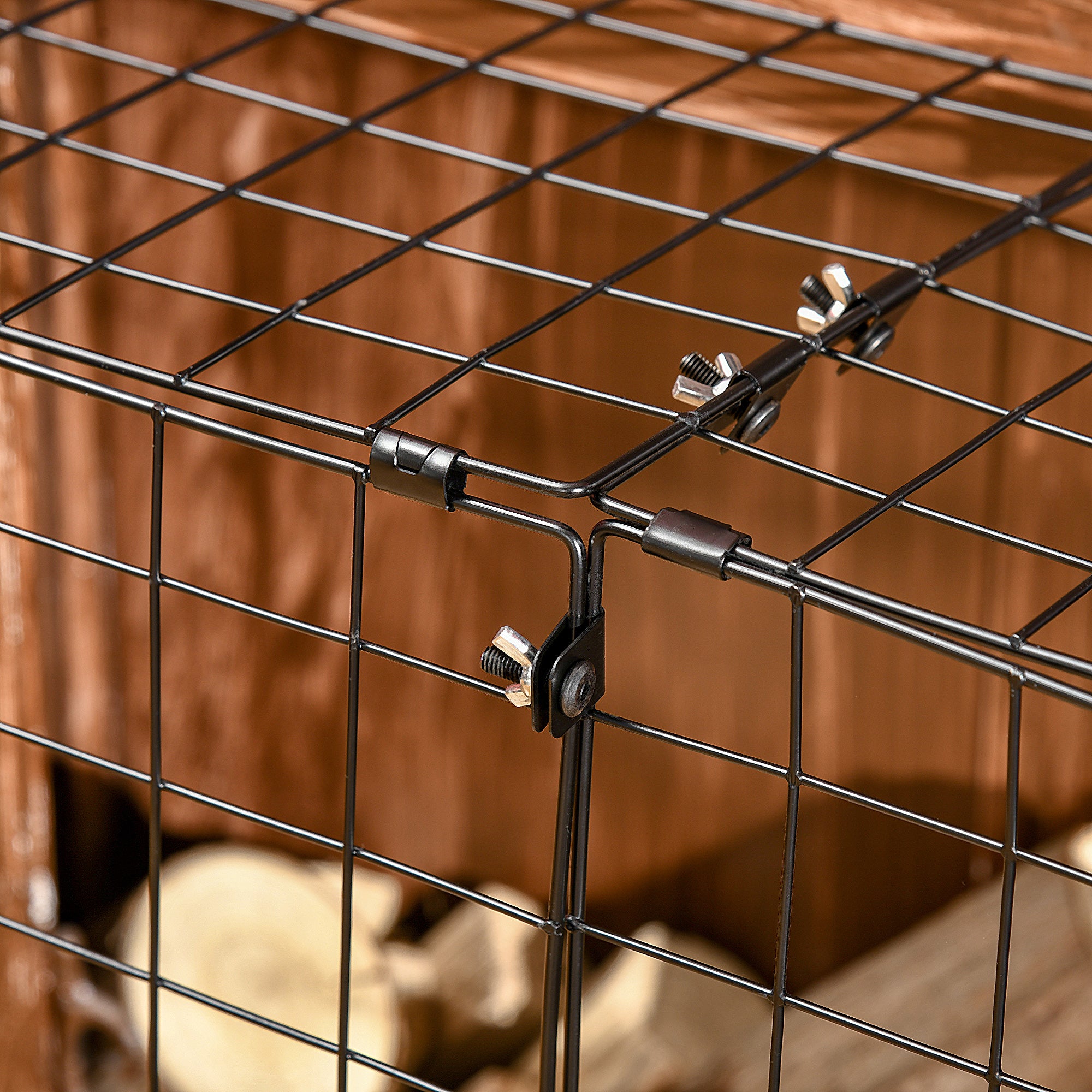 HOMCOM Extendable Fire Guard Screen, Freestanding Fire Screen Spark Guard, Folding Fireplace Cover, Wire Mesh, 81.5-160cm, Black