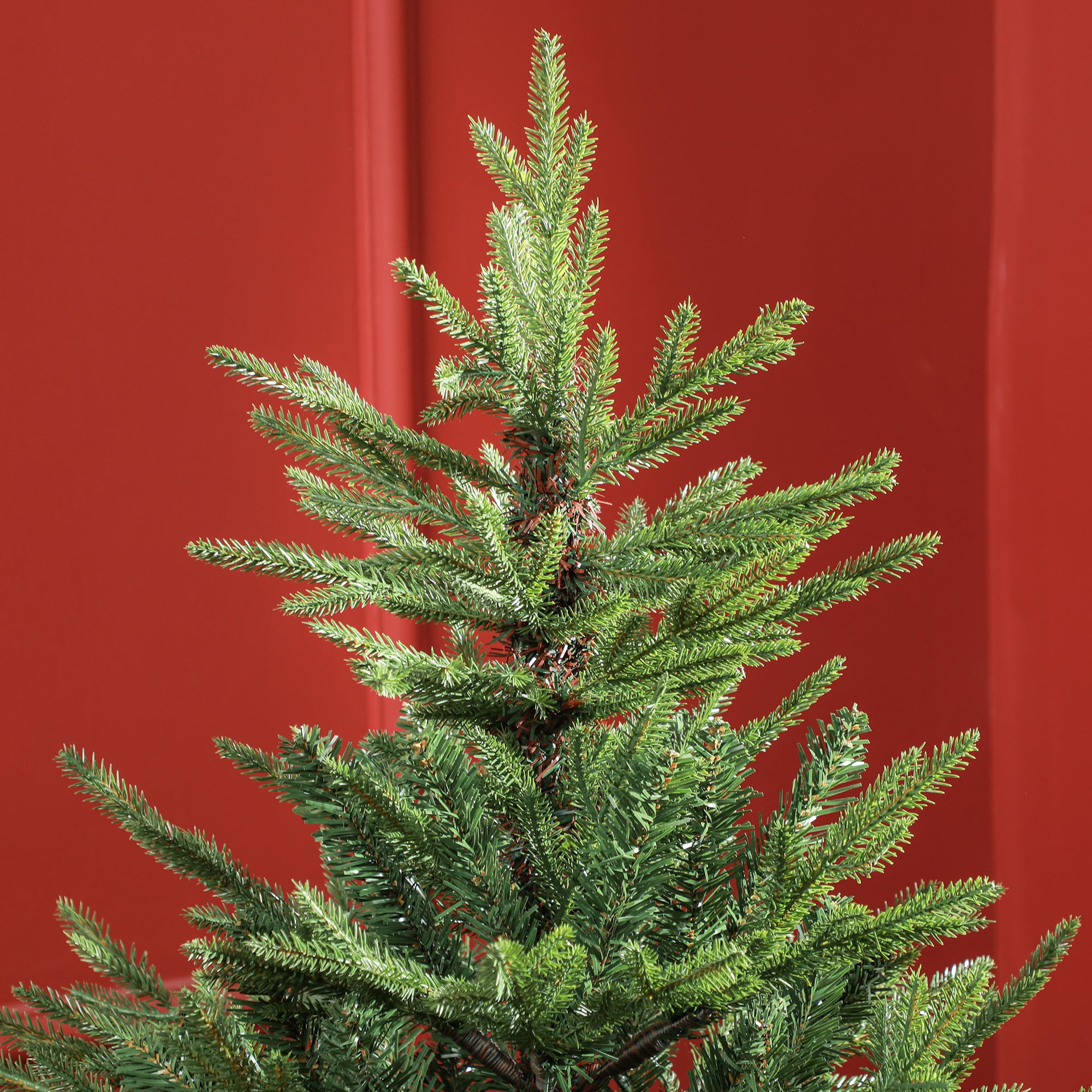 HOMCOM 5ft Bushy and Bare Artificial Christmas Tree - Green