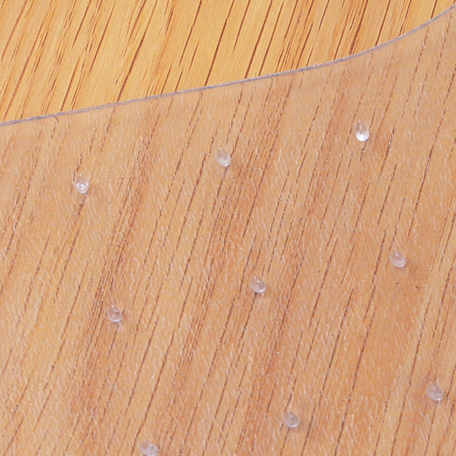 HOMCOM Office Carpet Protector Chair Mat Clear Spike Non Slip Studs Frosted Lipped