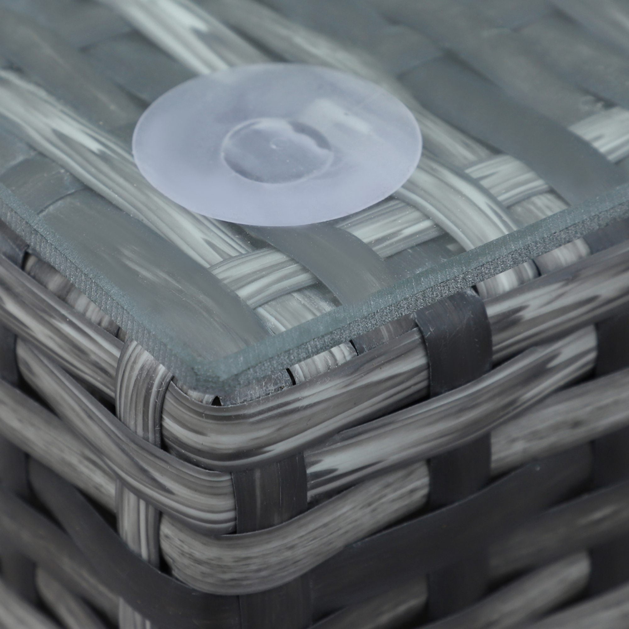 Outsunny 8 Piece Rattan Corner Sofa Set with Wide & Deep Seat, Assembled Aluminium PE Rattan Garden Furniture Set with Thick Cushions and Glass Top Table for Outdoor, Conservatory, Grey