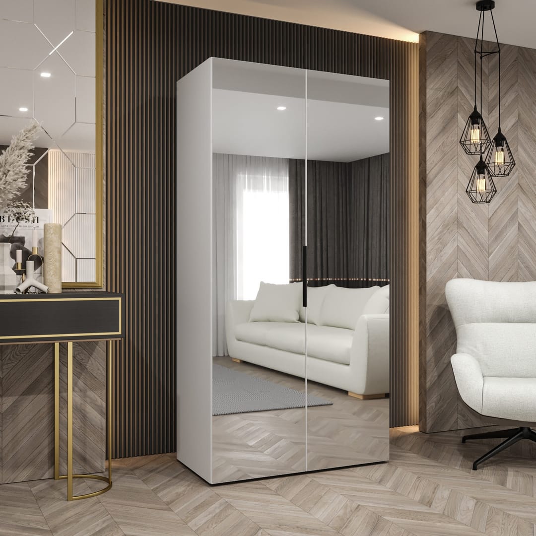 Marbella III Hinged Door Wardrobe 100cm