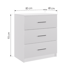Chest Of Drawers EPSOM Graphite