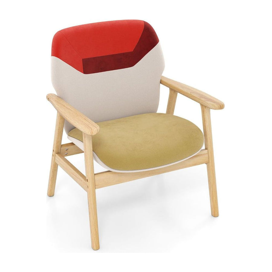 Modern Accent Chair Upholstered Side Armchair with Backrest