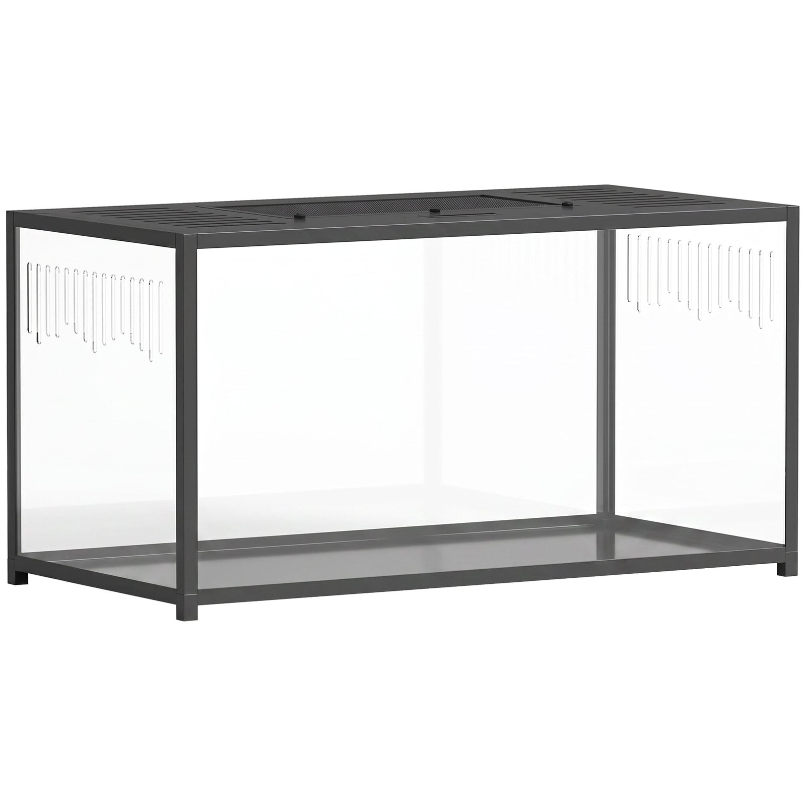 PawHut Large Hamster Cage, Chewproof Metal Rat Cage with Openable Top for Syrian Dwarf Hamster, Gerbil, 100 x 50 x 52.5 cm