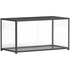 PawHut Large Hamster Cage, Chewproof Metal Rat Cage with Openable Top for Syrian Dwarf Hamster, Gerbil, 100 x 50 x 52.5 cm