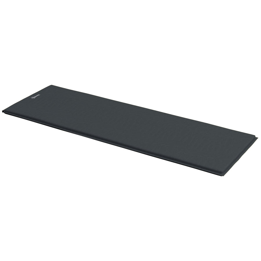 Outsunny Single Inflatable Mattress, with Carry Bag - Grey