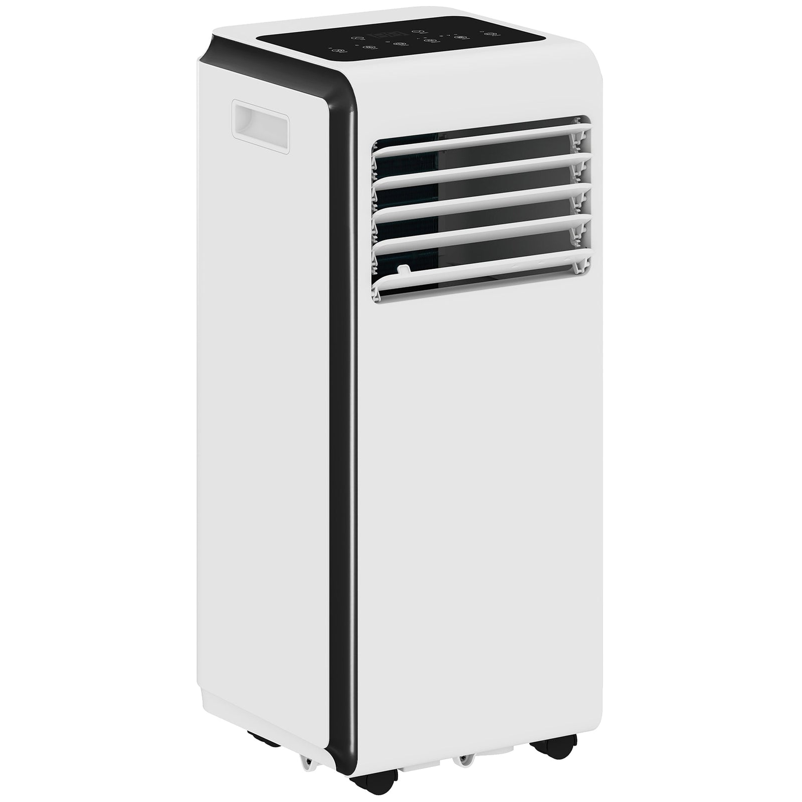 HOMCOM Portable Air Conditioner 9000 BTU, 4-in-1 Air Conditioning Unit with Cooling, Dehumidifier, Fan, Sleep Mode, White