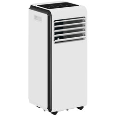 HOMCOM Portable Air Conditioner 9000 BTU, 4-in-1 Air Conditioning Unit with Cooling, Dehumidifier, Fan, Sleep Mode, White